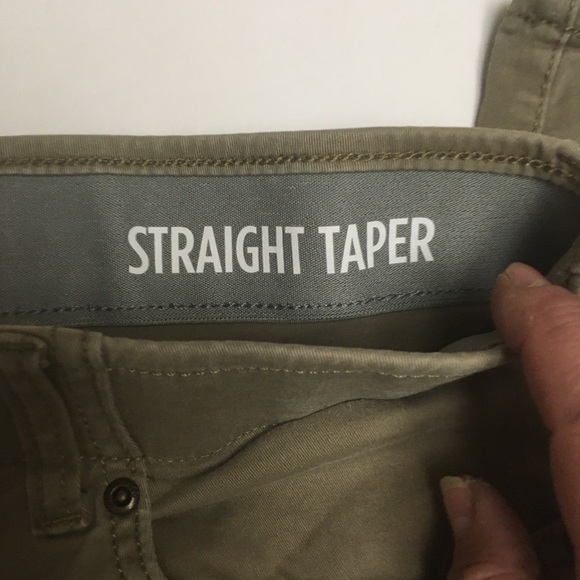 Lee Men's Active Stretch Straight Taper Chino Pants Beige Khaki 33x32 EUC - Picture 5 of 6